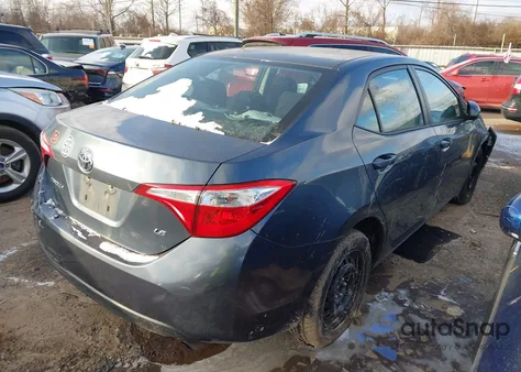 2015 Toyota Corolla Le из США, поврежденный, VIN 2T1BURHE2FC387831